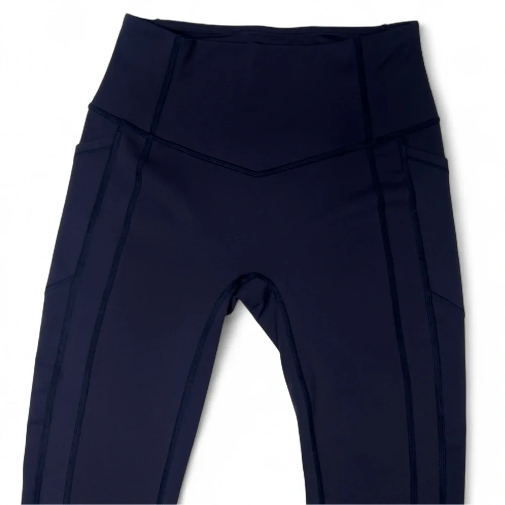 LIKE NEW -Lululemon All The Right Places Crop II Deep Indigo - Picture 15 of 15